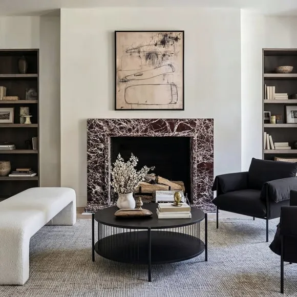 Harper Coffee Table with Shelf 2