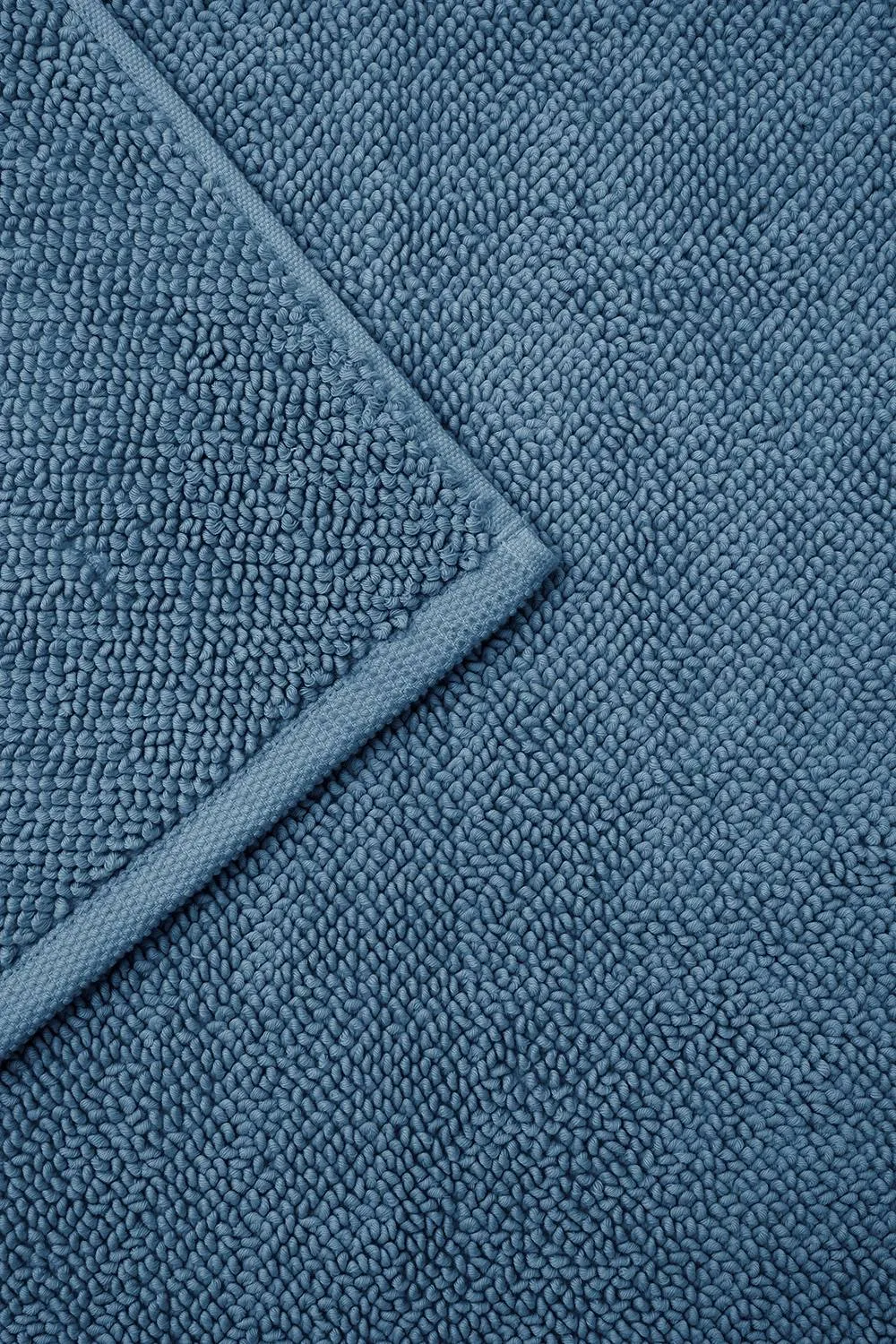 CHRISTY 'Highgate' Turkish Cotton Luxurious Bath Rugs in Mid Blue 3
