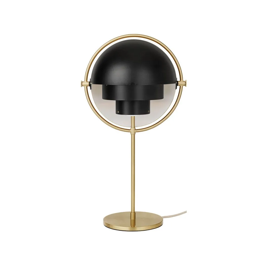 Gubi Multi Lite Table Lamp Brass Black Shade 3