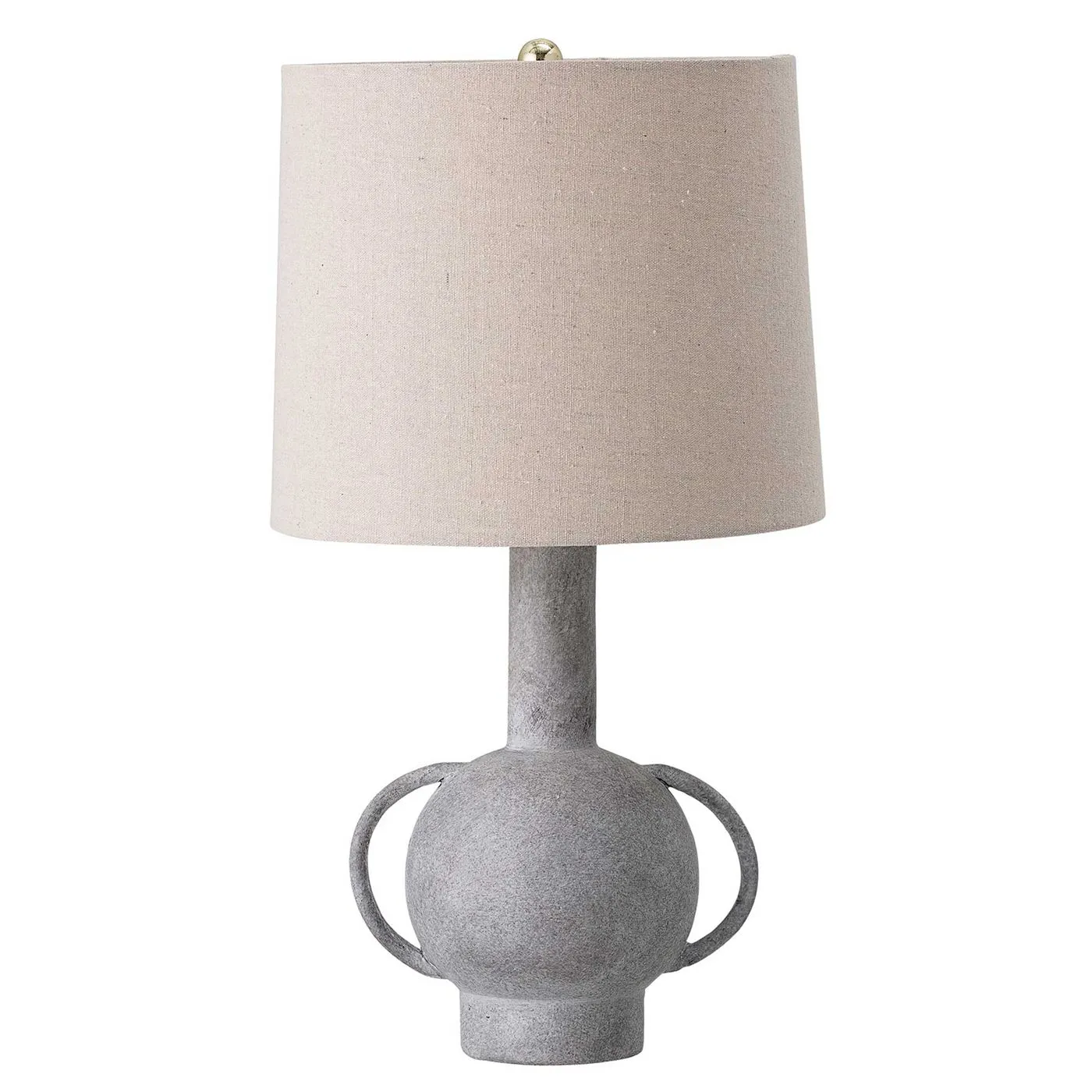 Ceramic Table Lamp, Grey