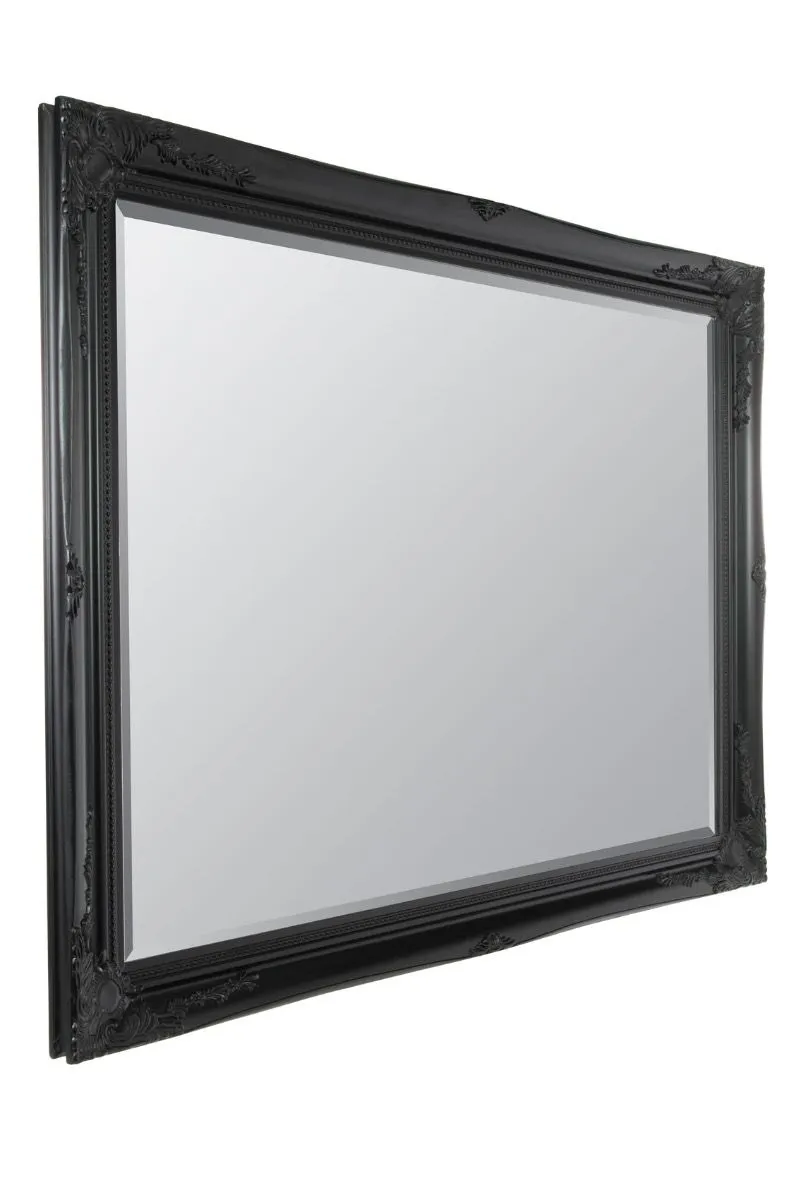 MirrorOutlet Buxton Black Large Leaner Mirror 140 x 109 CM 5