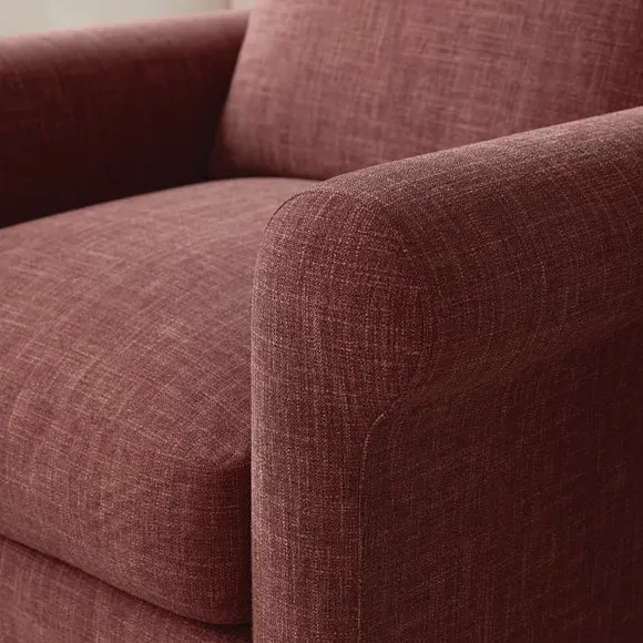 Maeve Faux Linen Compact Armchair 4