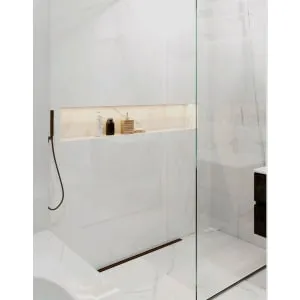 Concept Recessed Bathroom Storage Unit - 1600 x 350 x 180mm 2