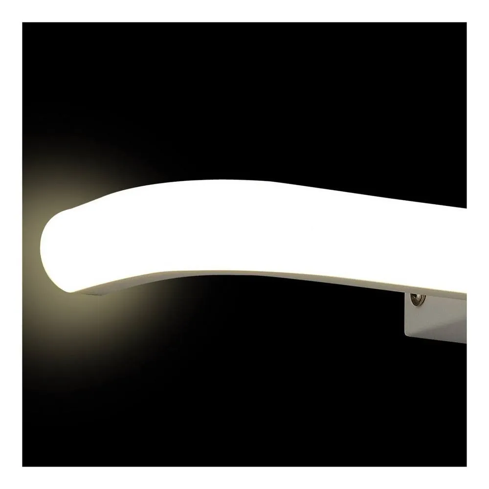 Netlighting Tenerife Wall Lamp Shelf With USB Socket 8W LED 3000K 640lm White 4