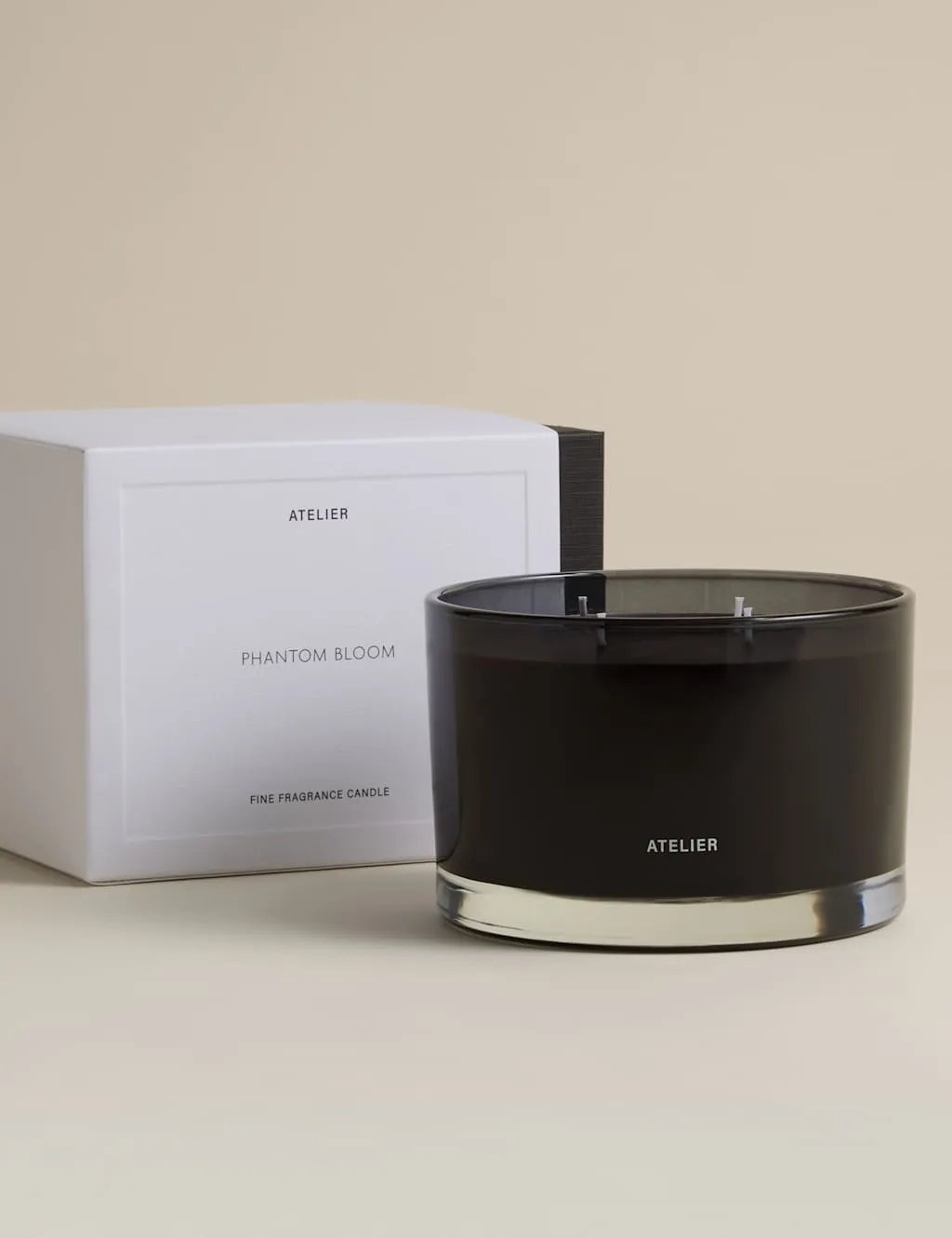 M&S Phantom Bloom 4 Wick Candle Black Mix