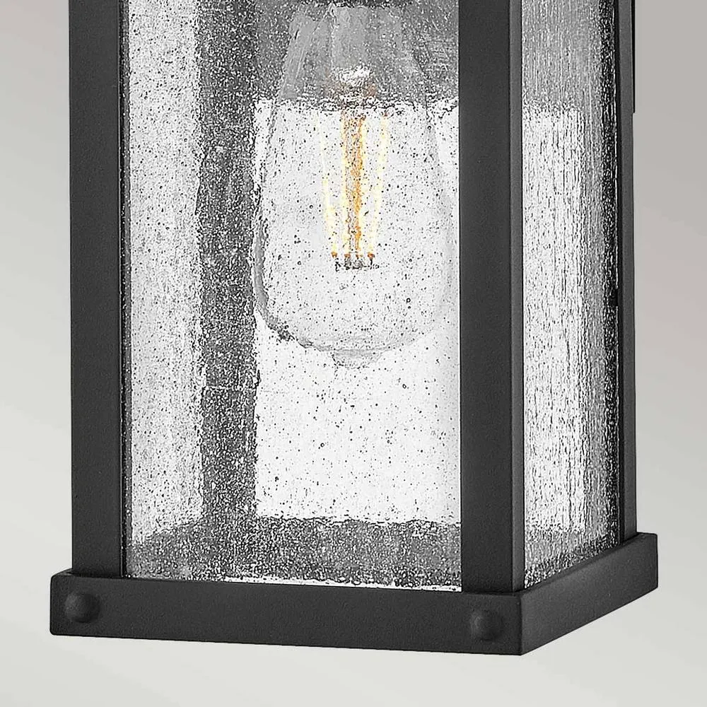 Netlighting Beacon Hill 1 Light Small Outdoor Wall Lantern Museum Black IP44 4