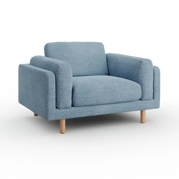 Newton Chunky Tonal Weave Snuggle Chair 5