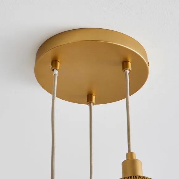 Elements Jaula 3 Light Cluster Ceiling Light 4