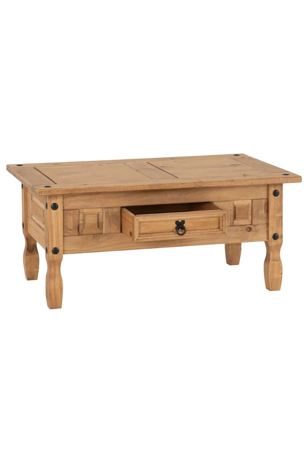 Seconique Corona 1 Drawer Coffee Table in Natural 3