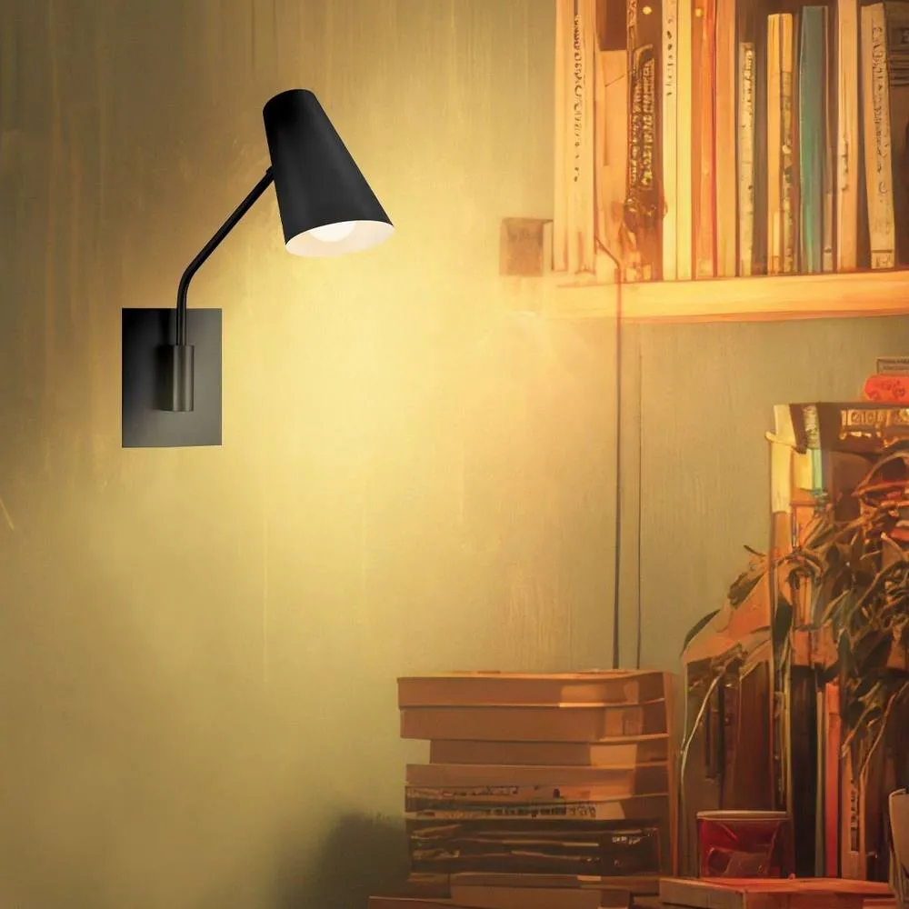Netlighting Bray Wall Light Black 2