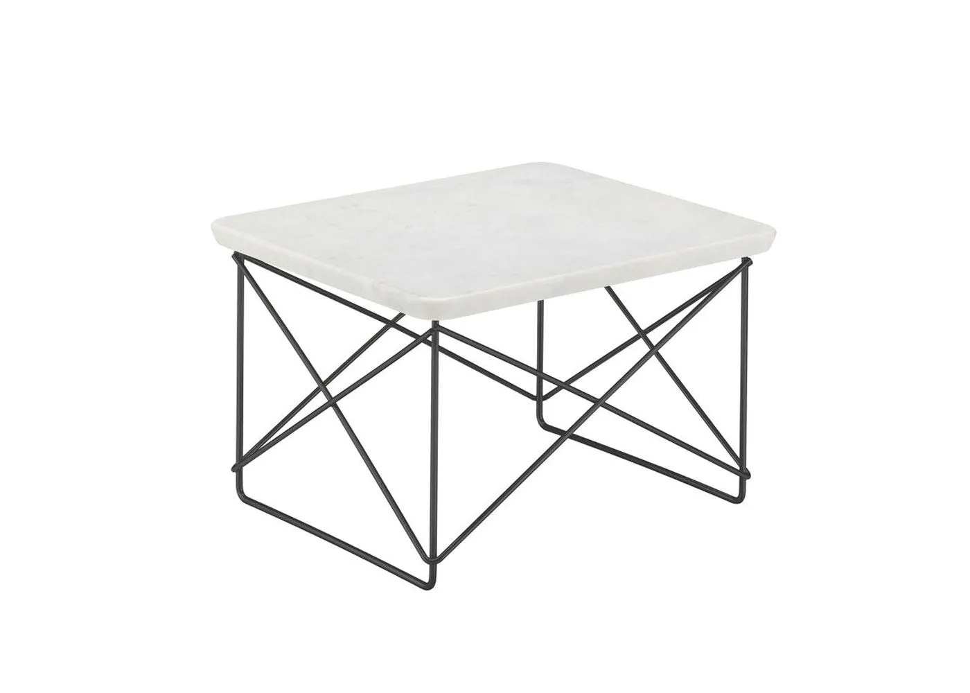 Vitra Occasional Table LTR Marble Top Basic Dark Base 1