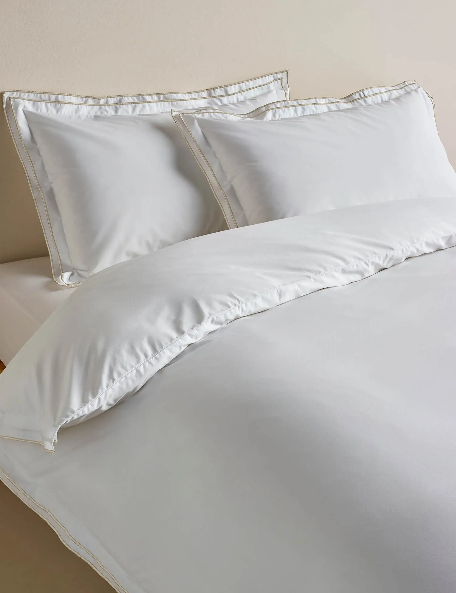 M&S Egyptian Cotton Embroidered Bedding Set Linen
