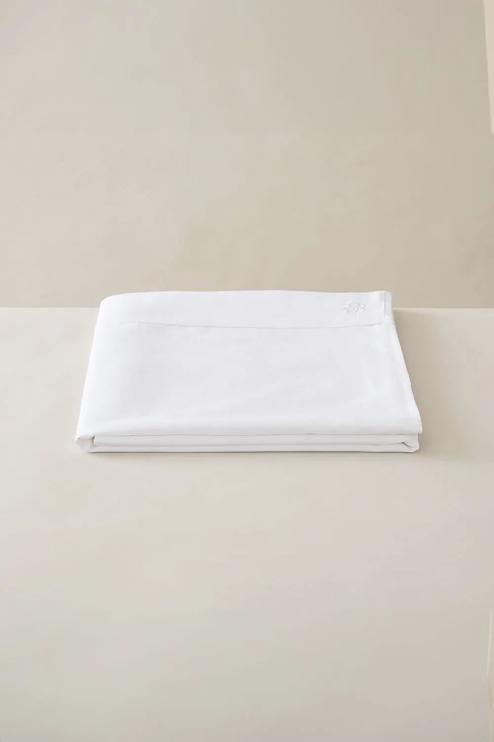 Ted Baker 'TB Plain Dye' Cotton Sateen Flat Sheet in White