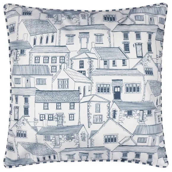 Abersoch Town Outdoor Square Cushion 3