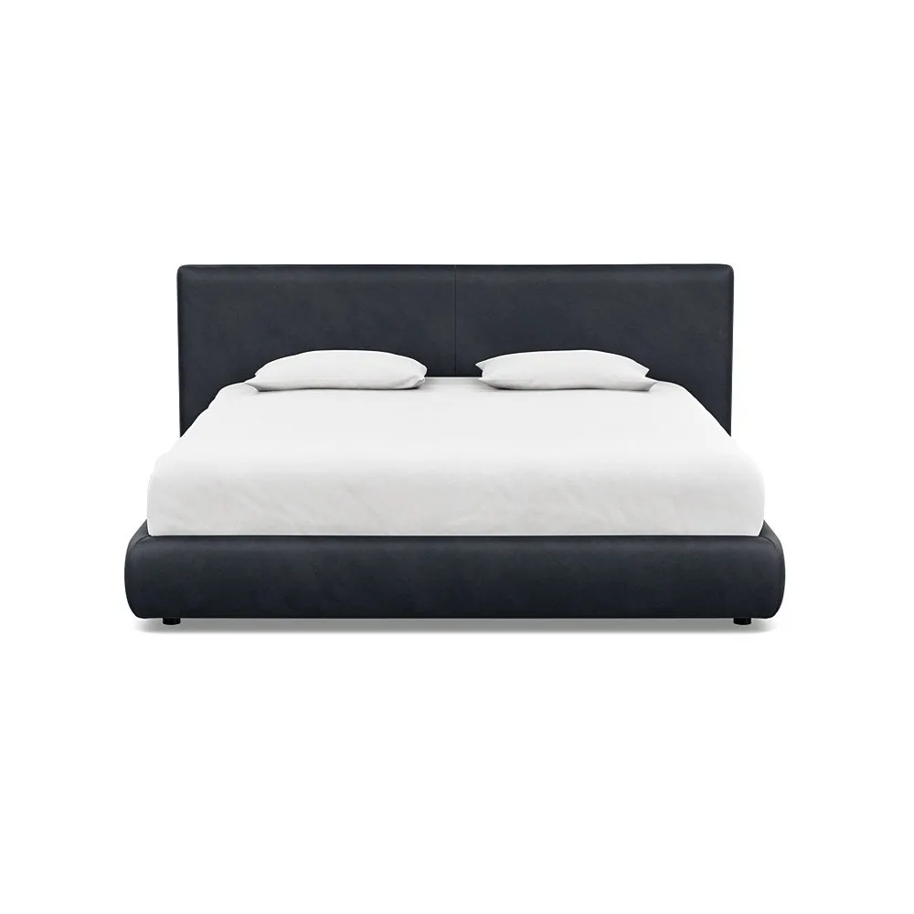Heal's Alba Storage Bed Super King Luxury Leather Anthracite 1