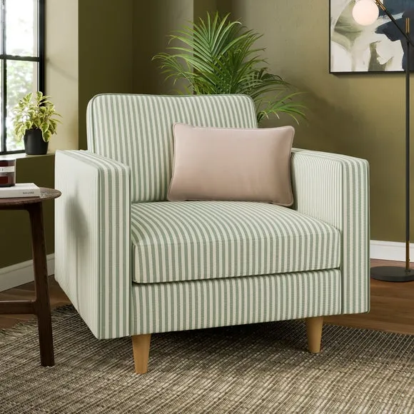 Zoe Linford Stripe Armchair 1