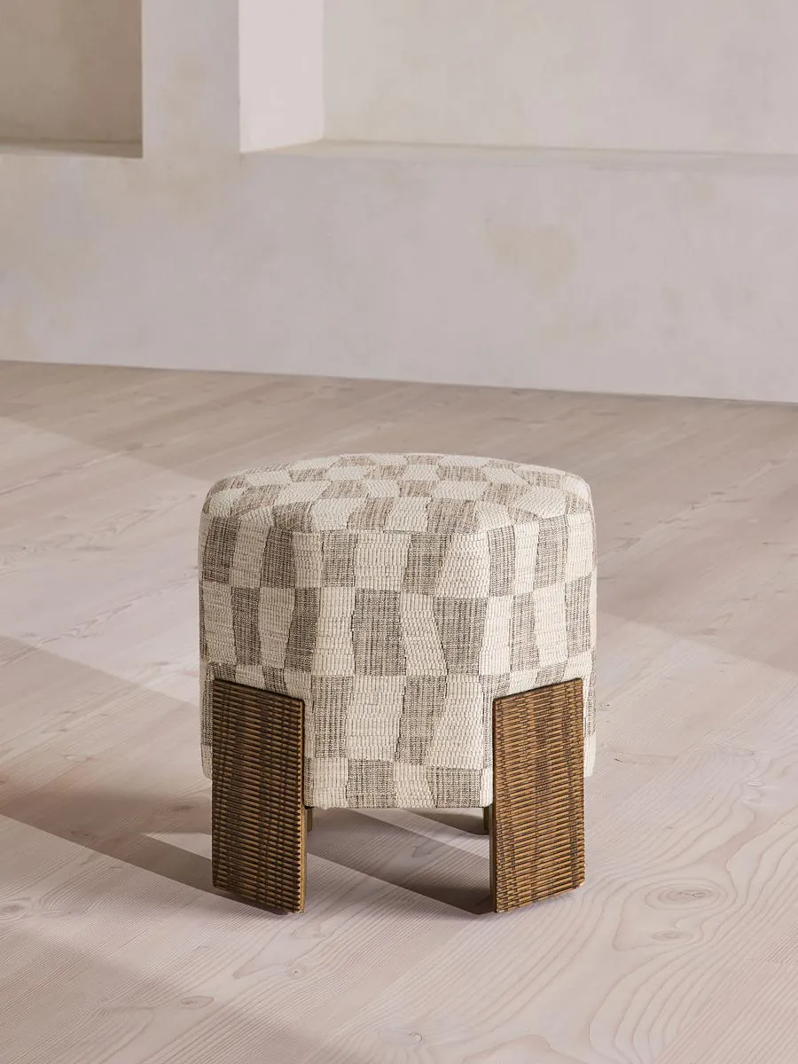 Alvin Footstool, Kimber Jacquard