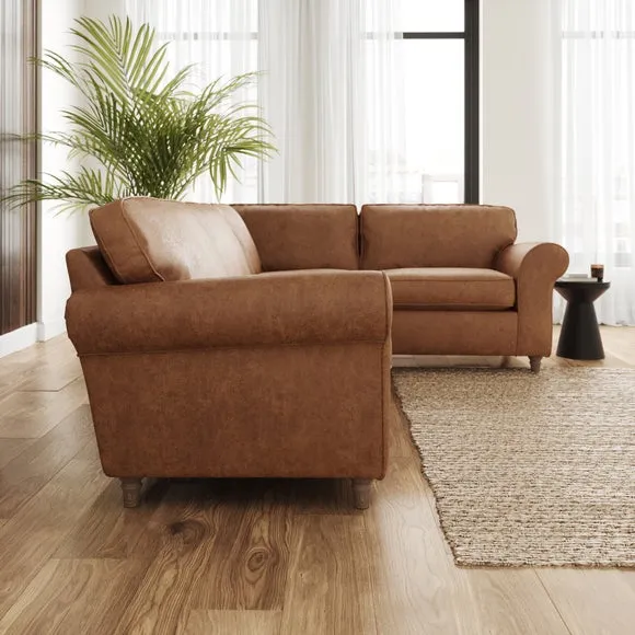 Flori Arizona Faux Leather Corner Sofa 2