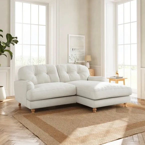 Martha Corner Chaise Chenille Soft Texture Sofa 1