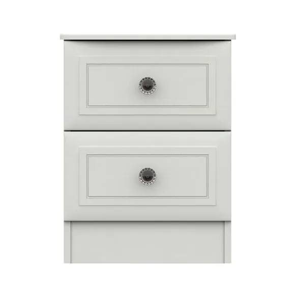 Portia 2 Drawer Bedside Table
