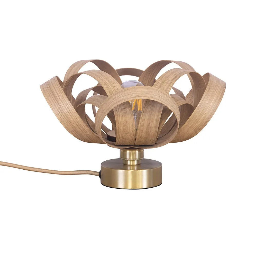 Tom Raffield Skipper Table Lamp Oak 2