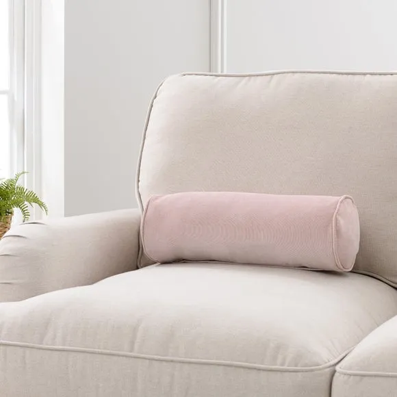 Velour Bolster Cushion Cover 1
