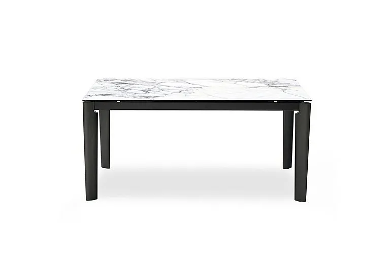 Rosa Extending Dining Table with Wooden Legs - 130-cm