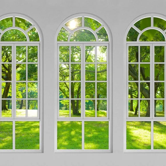 Arch Windows Wall Mural 4