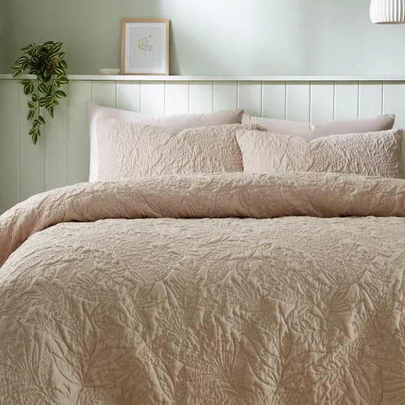 Filey Leaf Duvet Cover & Pillowcase Set 3