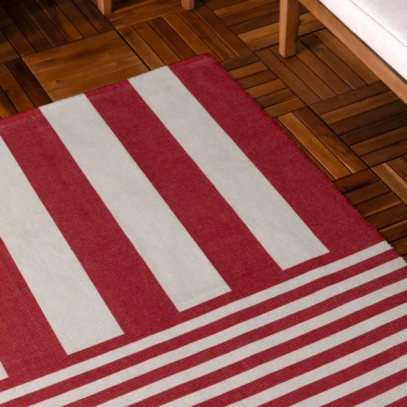 Furn. Deck Stripe Indoor Outdoor Rug 4