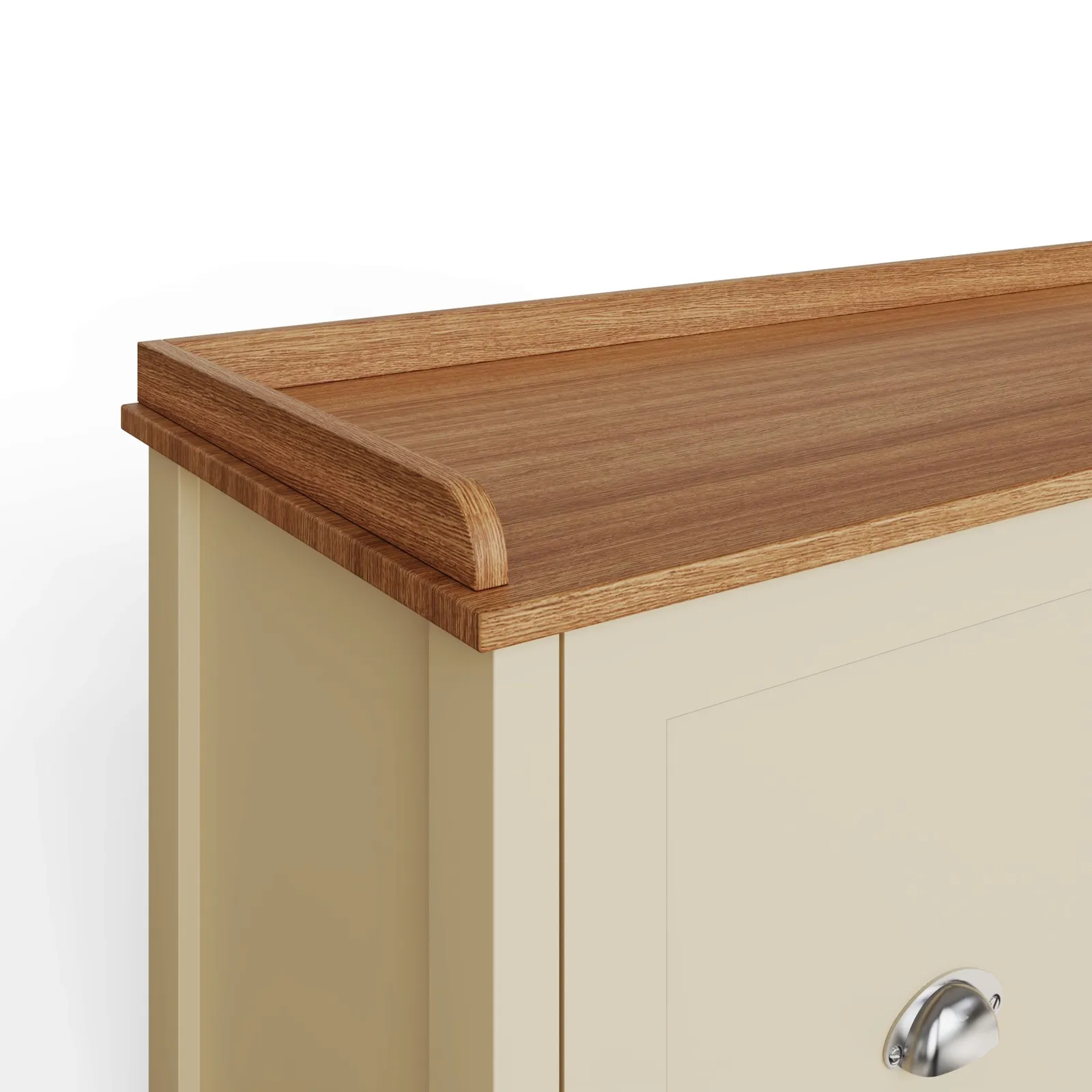 GFW Lancaster 2 Door Shoe Bench in Cream 5