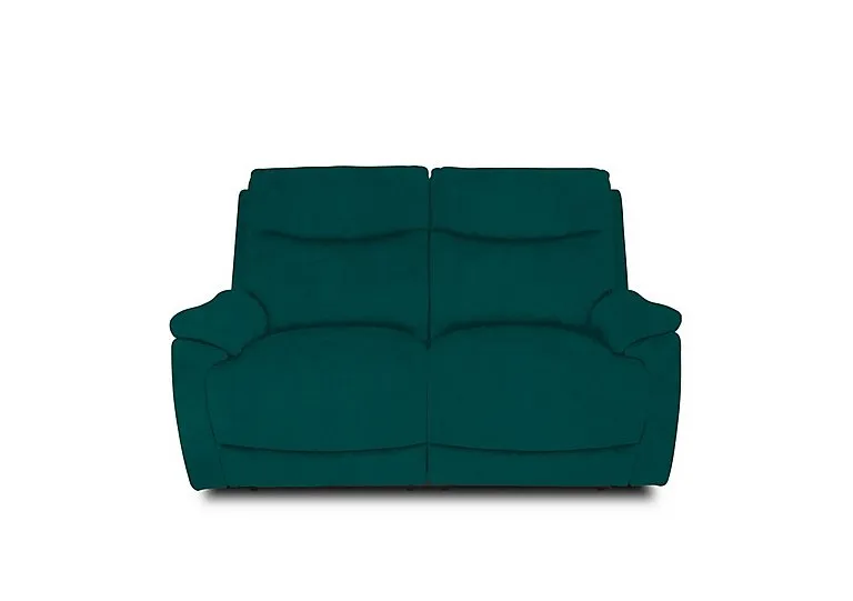 Sloane Fabric 2 Seater Power Recliner Sofa with Power Headrests - Opulence Teal