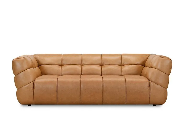 Mellow 3 Seater Leather Sofa - Sofas and Armchairs