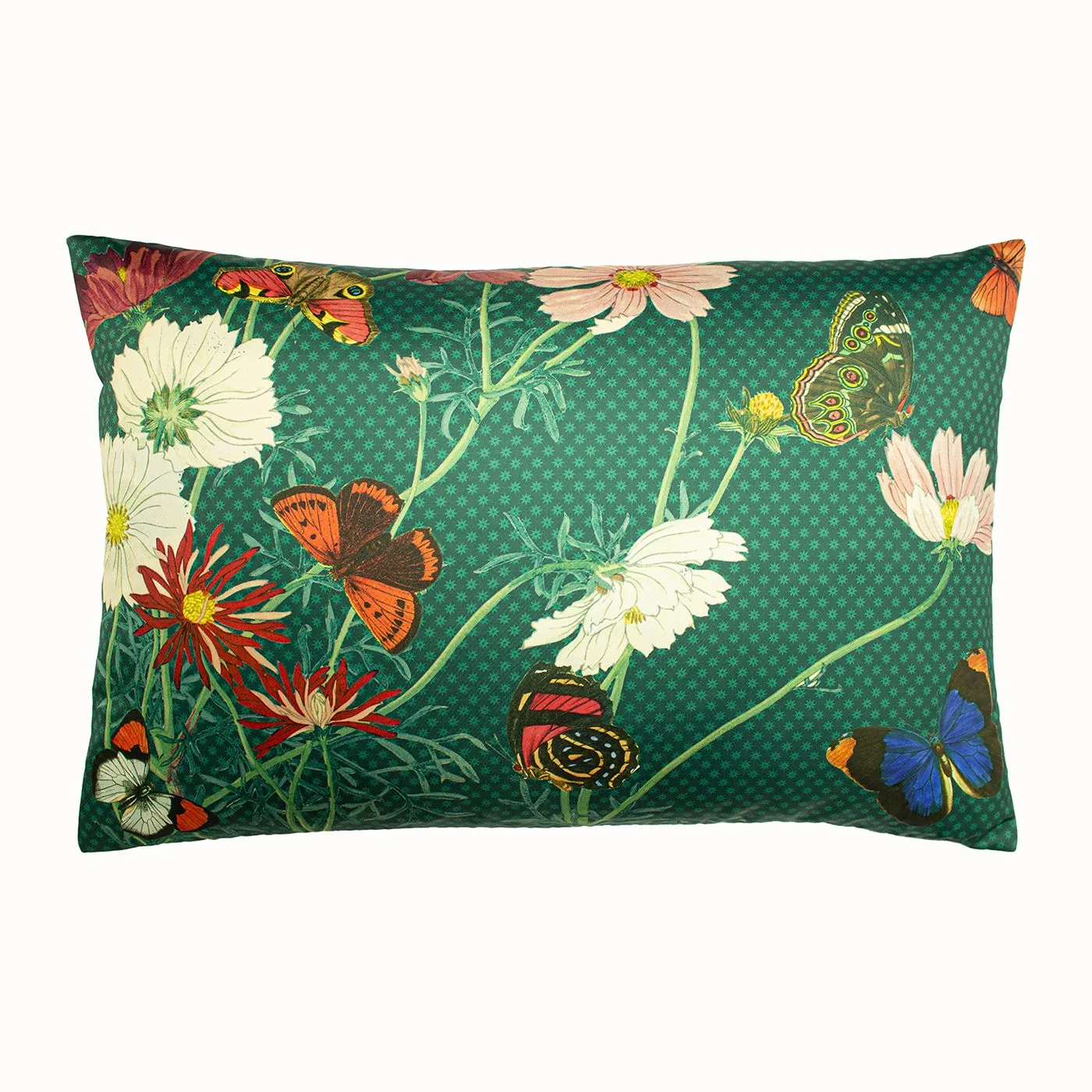 Paoletti Wild Fauna Botanical Cushion in Emerald 2