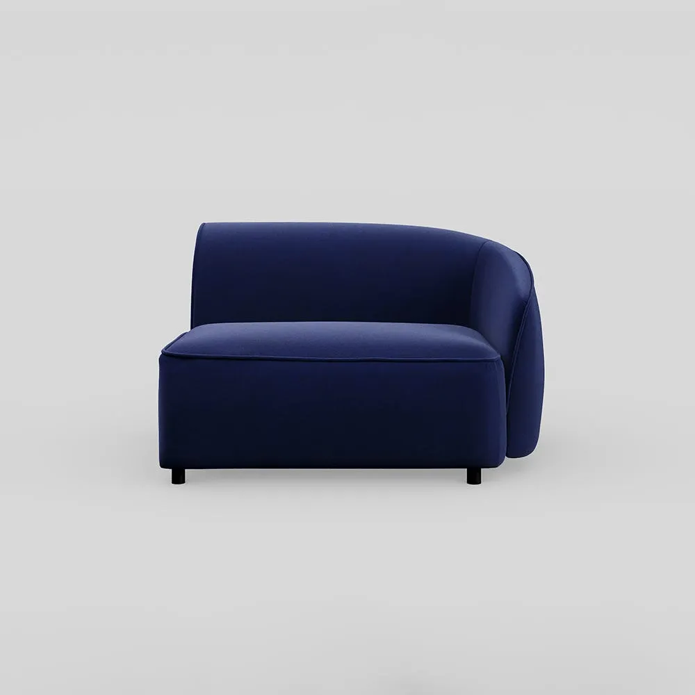 Heal's Aurelie Corner Module RHF Smart Luxe Velvet Midnight 1