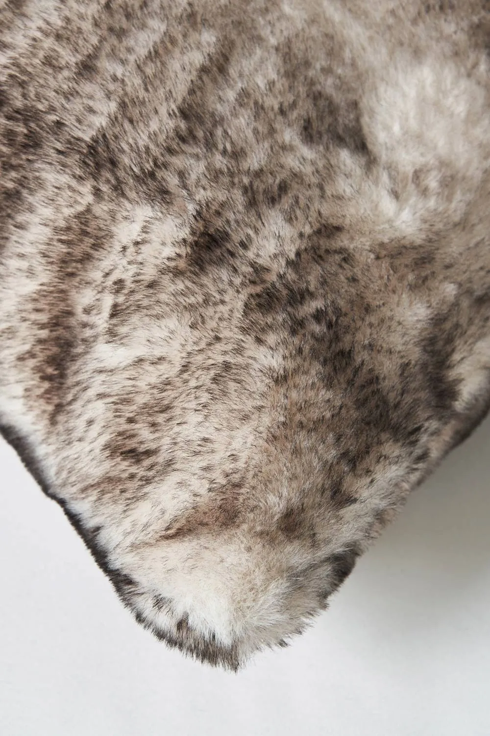 BHS Alaskan Faux Fur Natural Cushion 2