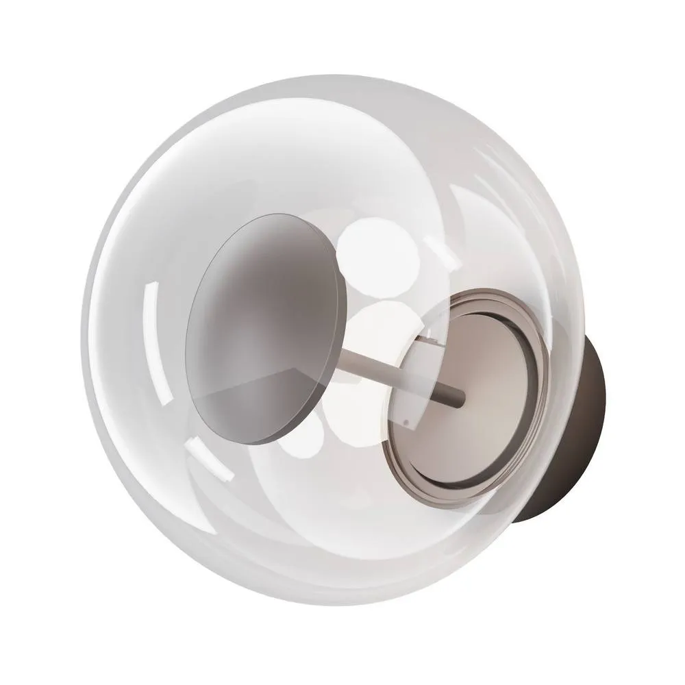 Netlighting Velora LED Globe Wall Lights Brown 3000K IP54