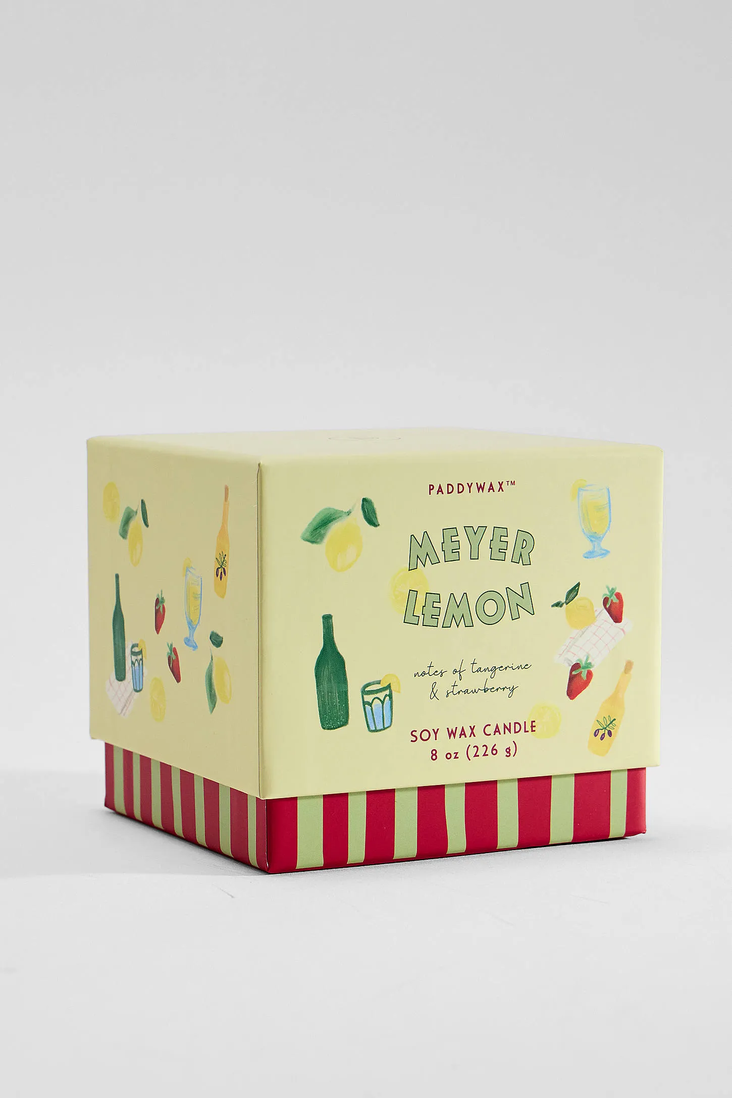 Paddywax Lemon Ceramic Soy Wax Candle ALL 4