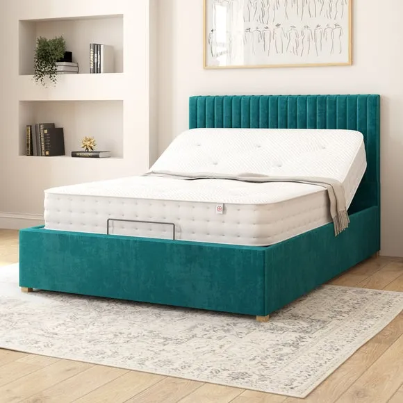 Grant Plush Velvet Adjustable Bed 3