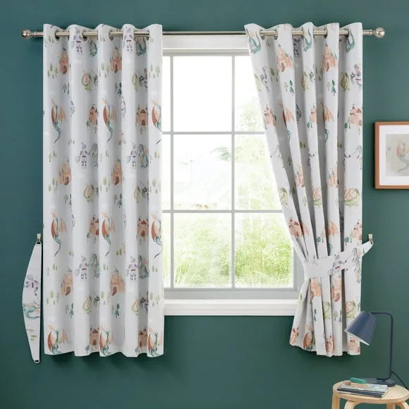 Knight Time Tales Eyelet Curtains 1