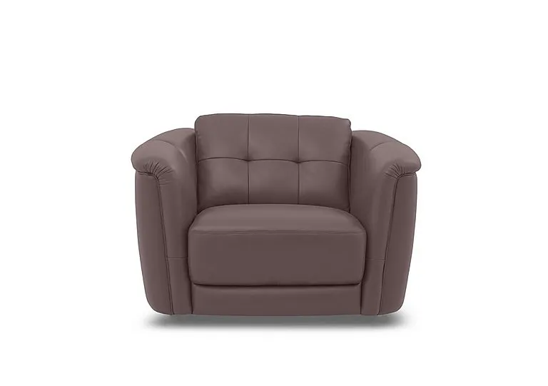 Monarch Leather Cuddler Chair