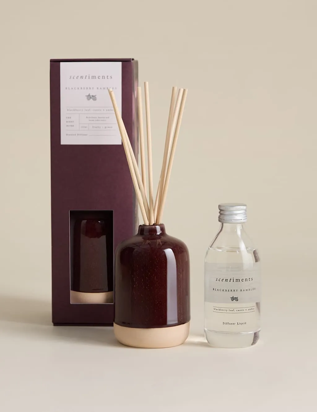 Scentiments™ Blackberry Rambles 150ml Diffuser Purple Mix