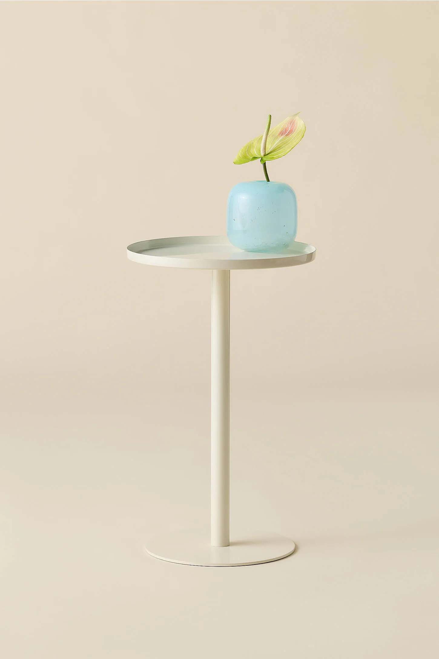 Circle Side Table - Light Yellow