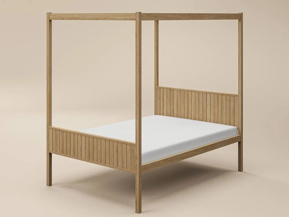 Flair Maddy 4 Poster Bed Natural 3