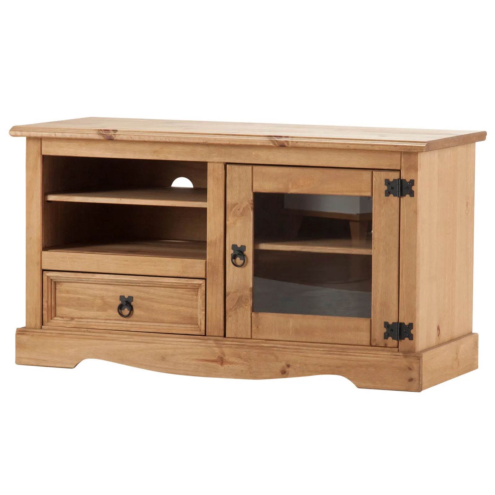 Corona TV Unit, Pine for TVs up to 46"
