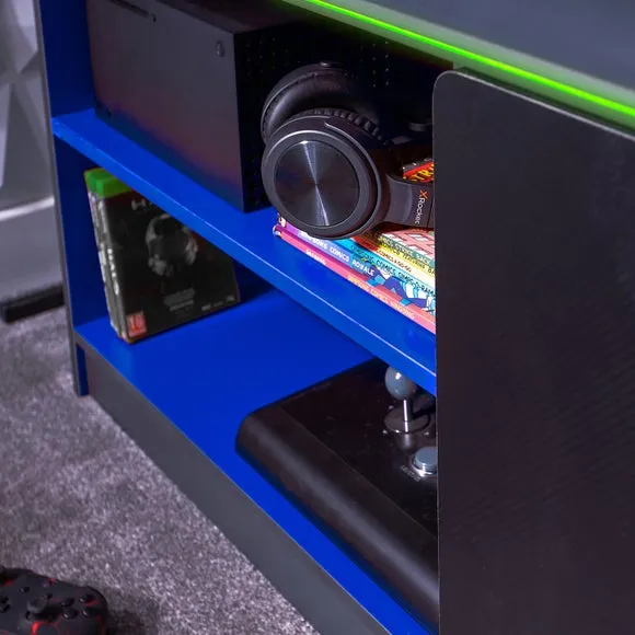 X Rocker Carbon Tek TV Media Cabinet with Neo Fibre LED for TVs up to 42" 3