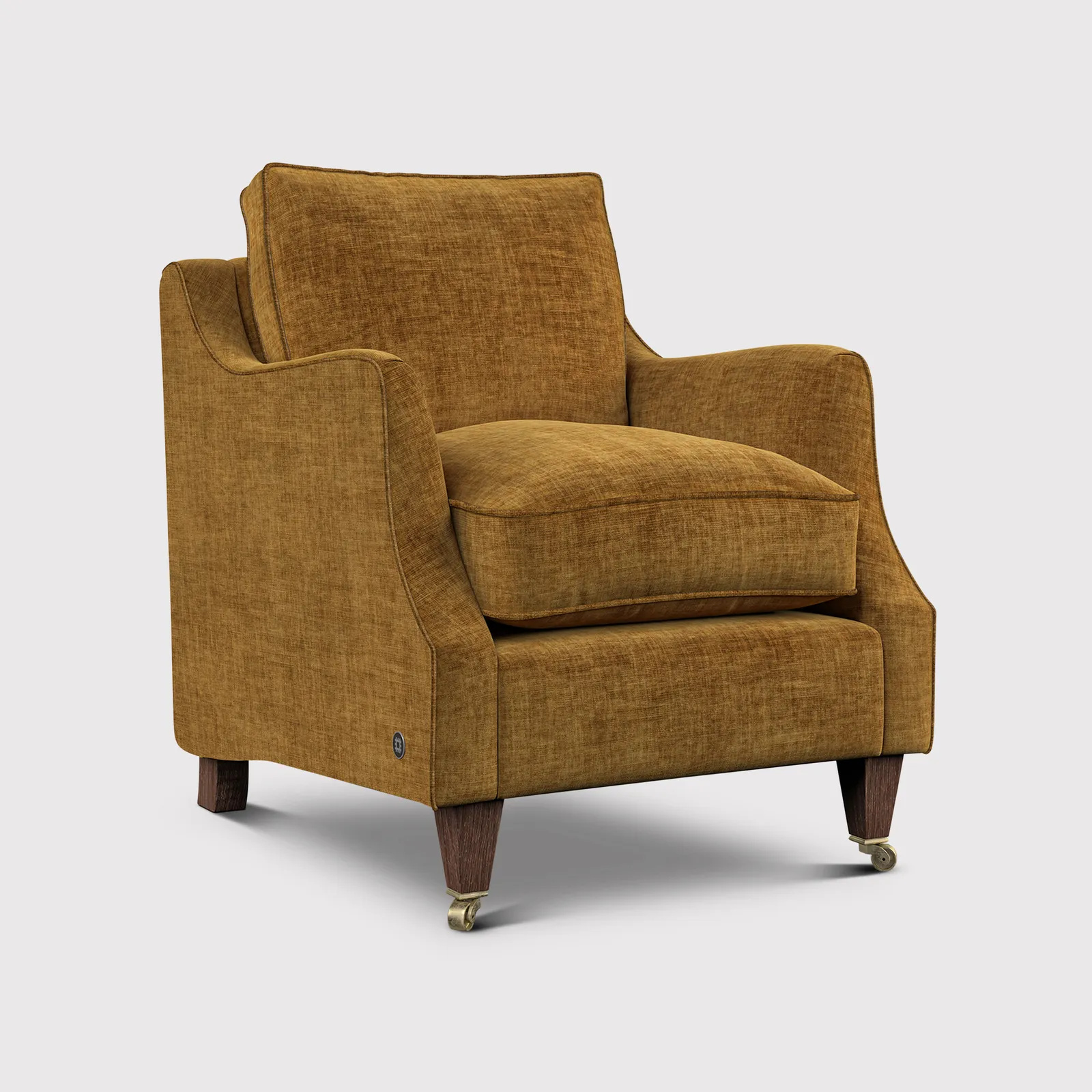 English Heritage Quarry 26 Standard Armchair, Orange Fabric | Barker & Stonehouse 1