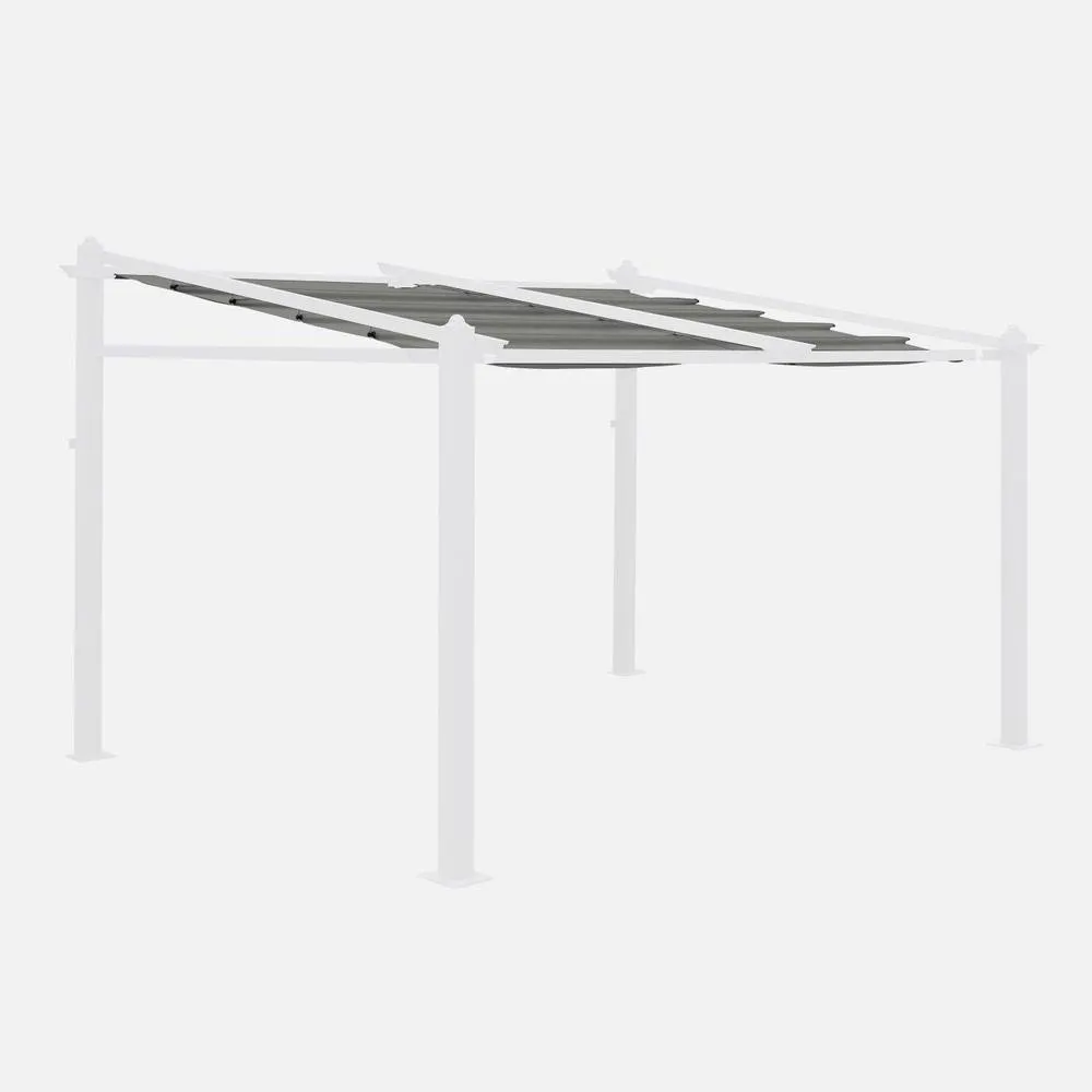 sweeek Replacement Canopy Roof For 3x4m Murum Pergola in Grey
