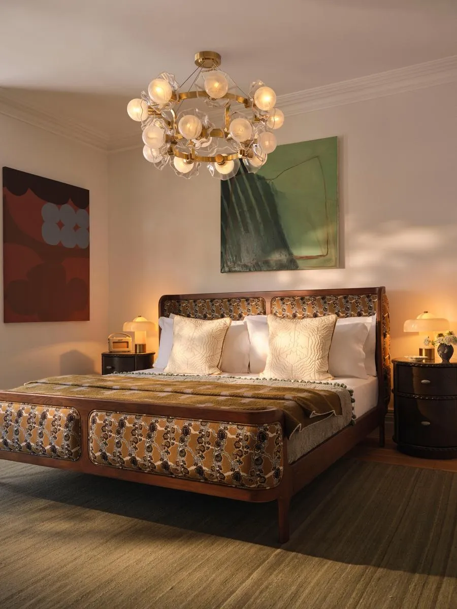 Belsa Bed, Super king, Echo Jacquard