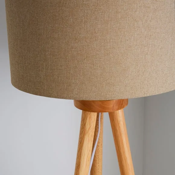 Jandia Wooden Tripod Floor Lamp 4